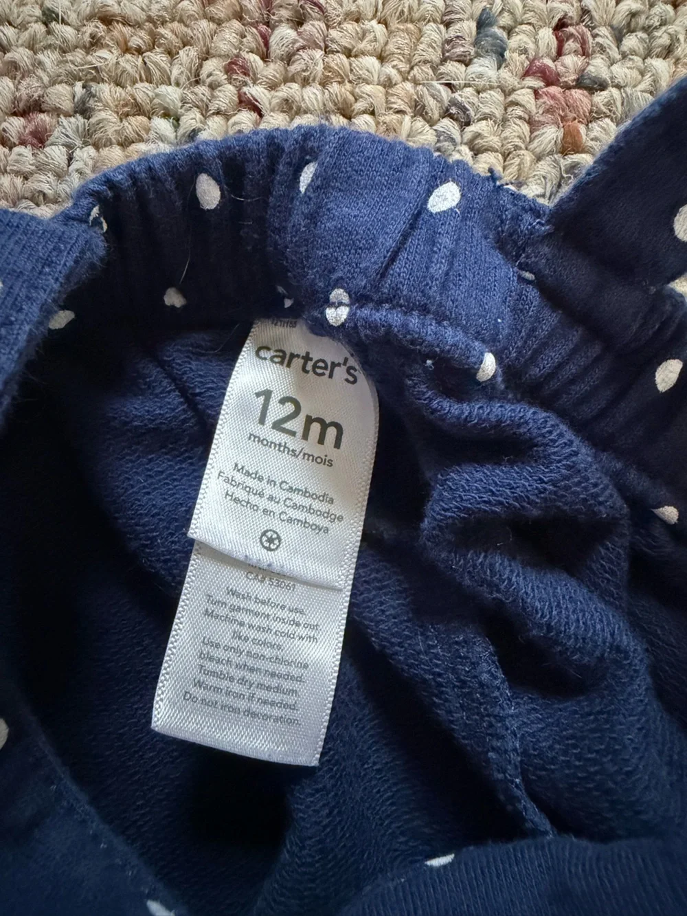 Carters navy overall